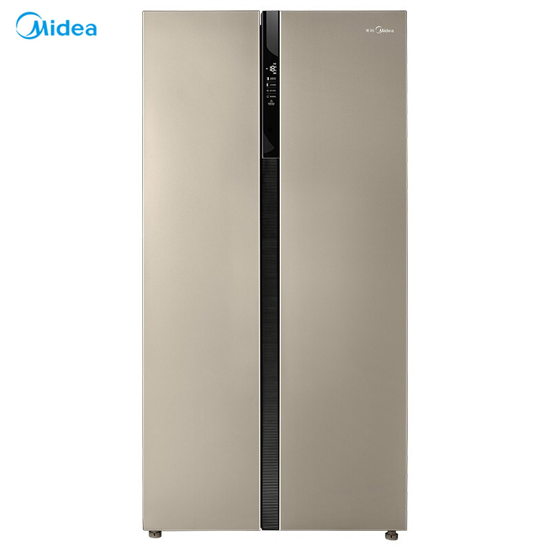 美的/Midea 对开门双开门风冷527升家用电冰箱BCD-527WKM-ZG 芙蓉金