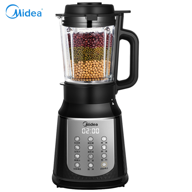 J-美的Midea破壁机家用多功能触控加热料理机搅拌榨汁机营养豆浆机养生果汁机 MJ-BL4099